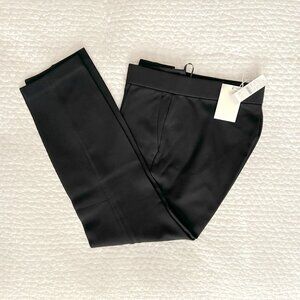 J Crew Skinny Trouser Pants Mario Bellucci Italian Fabric BD303 Black Sz 10 NWT